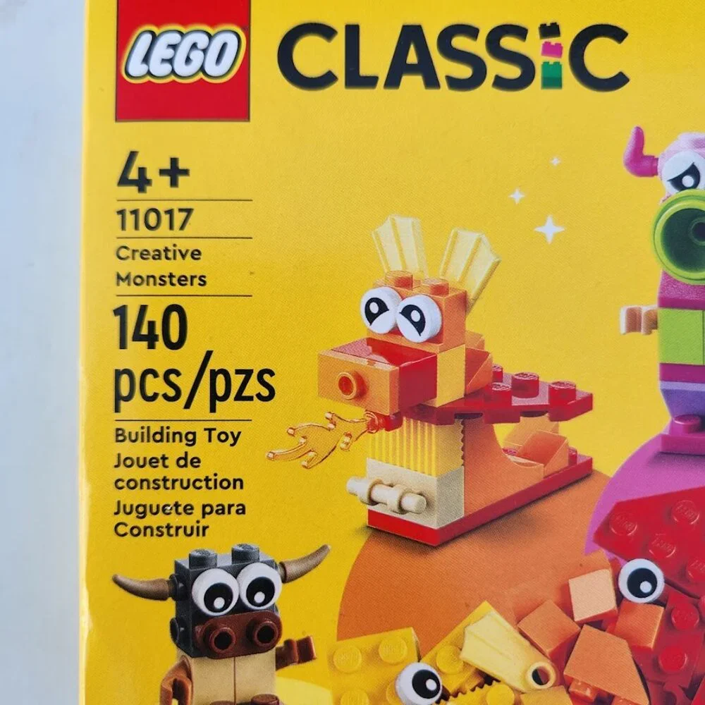 NEW Lego Classic 11017 CREATIVE MONSTERS Halloween Piece Building Toy Set - SEAL